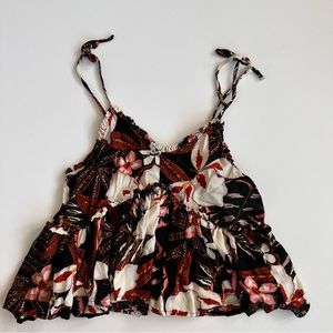 Patrons of Peace Floral Tribal Tank Womens size M